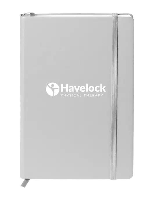 Neoskin Silver Hard Cover Journal 5.75 x 8.375
 w/Havelock Logo