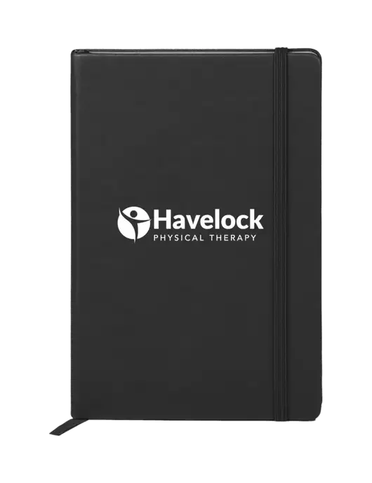 Neoskin Black Hard Cover Junior Journal, 3.75 x 5.625 w/Havelock Logo