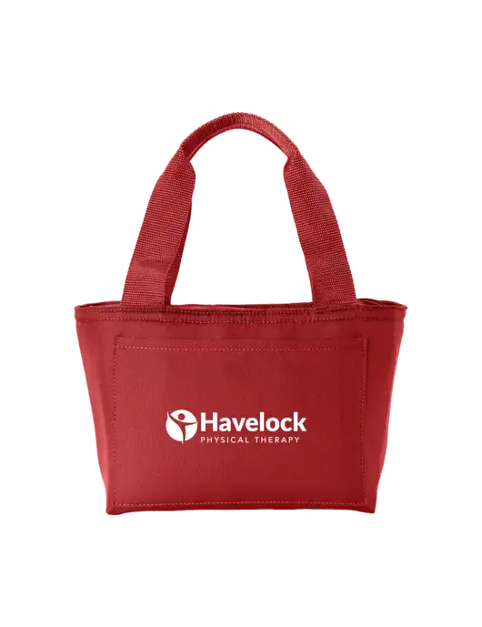 Iso Red Lunch Tote w/Havelock Logo