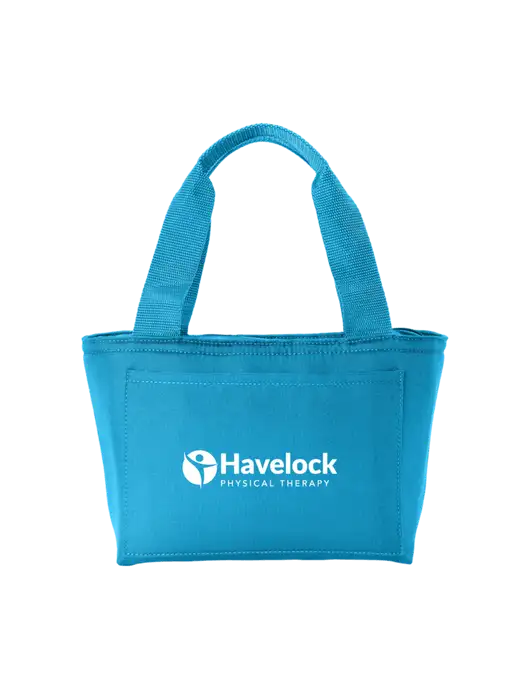 Iso Sapphire Blue Lunch Tote w/Havelock Logo