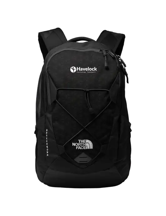 The North Face Black Groundwork Backpack w/Havelock Logo