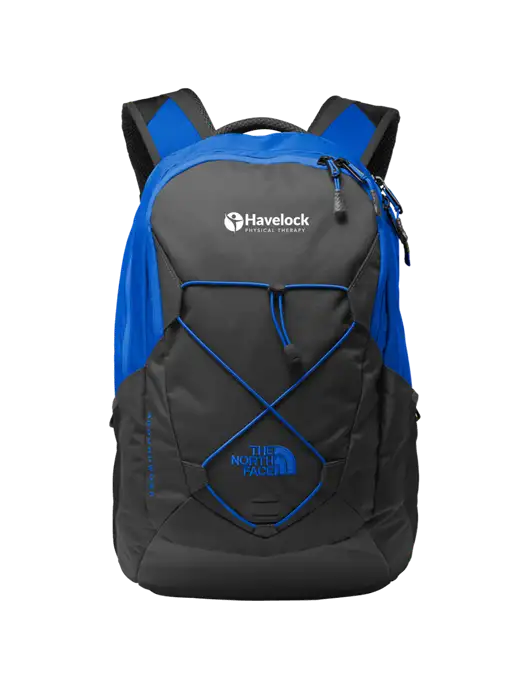 The North Face Charcoal Grey/Royal Groundwork Backpack w/Havelock Logo