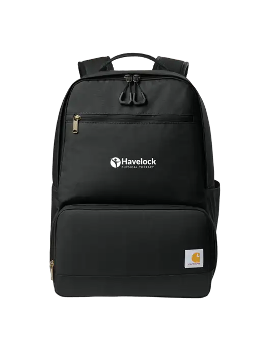 Carhartt Two-Compartment Black Cooler Backpack w/Havelock Logo