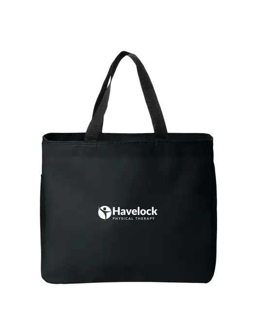 Essential Black Tote w/Havelock Logo