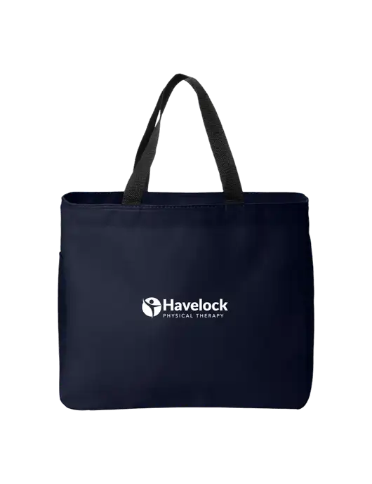 Essential Dark Navy Tote w/Havelock Logo