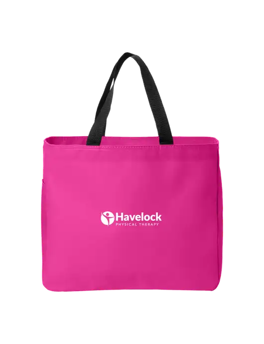 Essential Dark Fuchsia Tote w/Havelock Logo