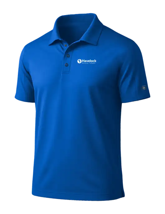 OGIO Linear Royal Blue Polo w/Havelock Logo