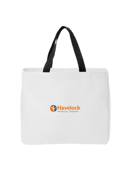 Essential White Tote w/Havelock Logo