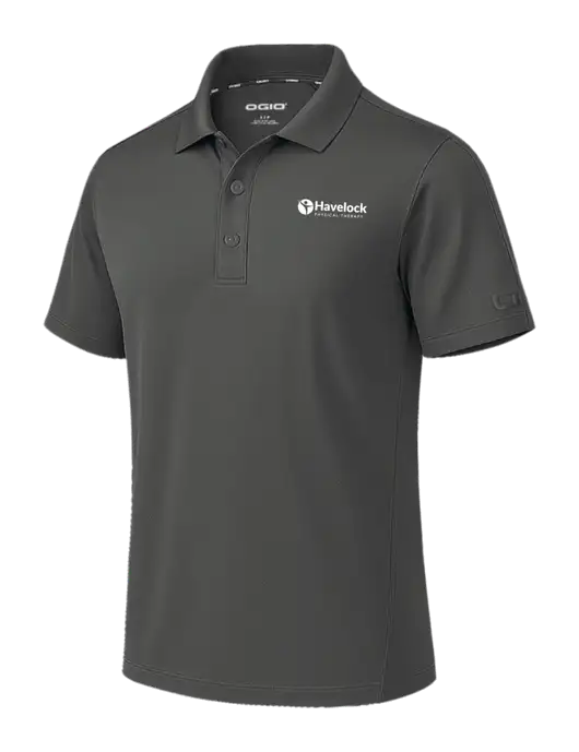 OGIO Envision Dark Medium Grey Polo w/Havelock Logo