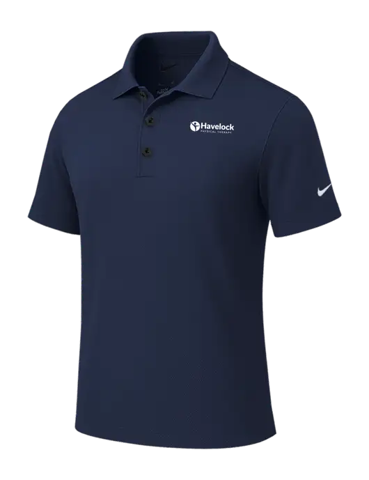 Nike Dark Navy Tech Basic Dri-FIT Polo
 w/Havelock Logo