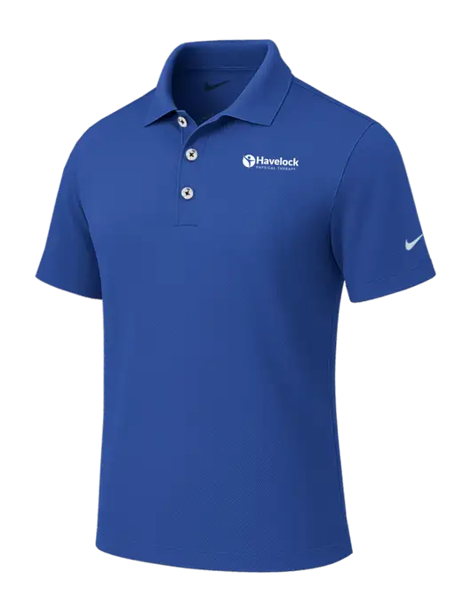 Nike Royal Tech Basic Dri-FIT Polo
 w/Havelock Logo