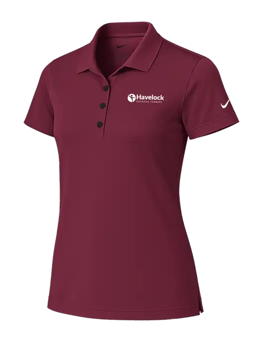 Nike Womens Cardinal Tech Basic Dri-FIT Polo
 w/Havelock Logo