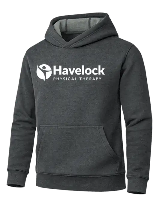 Cornerstone Charcoal Heather Tough Heavyweight Fleece Pullover Hoodie w/Havelock Logo