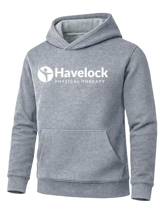 Cornerstone Light Grey Heather Tough Heavyweight Fleece Pullover Hoodie w/Havelock Logo