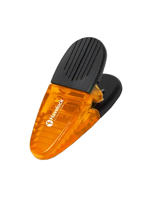 Magnetic Orange Power Clip w/Havelock Logo