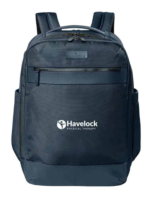 Brooks Brothers Oxford Dark Navy Backpack w/Havelock Logo