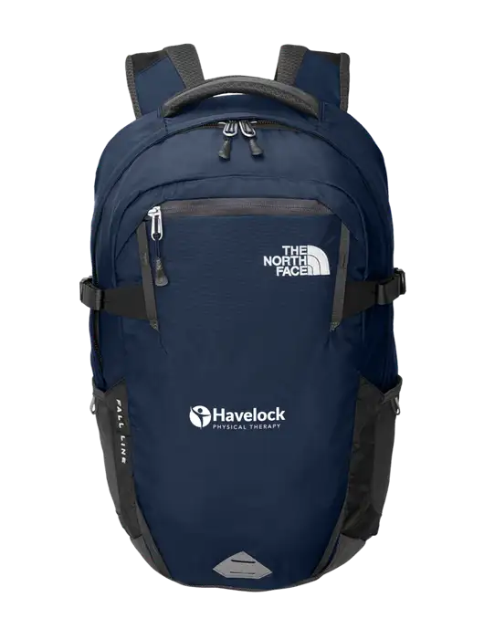 North Face Fall Line Navy and Dark Grey Backpack w/Havelock Logo
