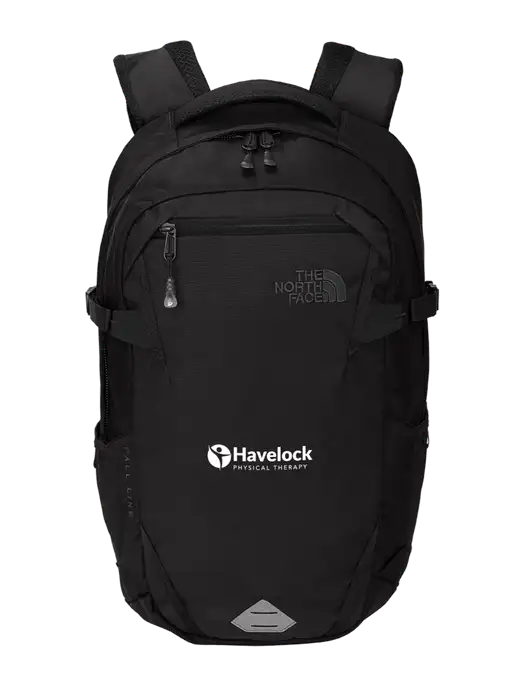 North Face Fall Line Black Heather Backpack w/Havelock Logo