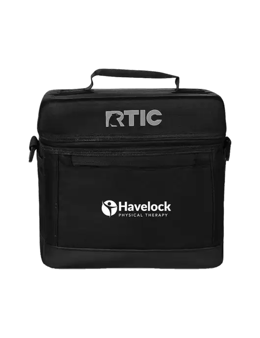 RTIC 8 Can Everyday Black Cooler w/Havelock Logo