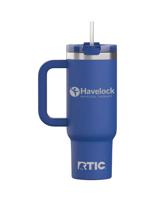 RTIC Road Trip 30oz Royal Blue Tumbler w/Havelock Logo