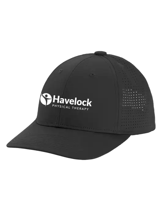 Pro-Cut Structured Snapback with Pinhole Mesh Very Dark Grey Cap w/Havelock Logo