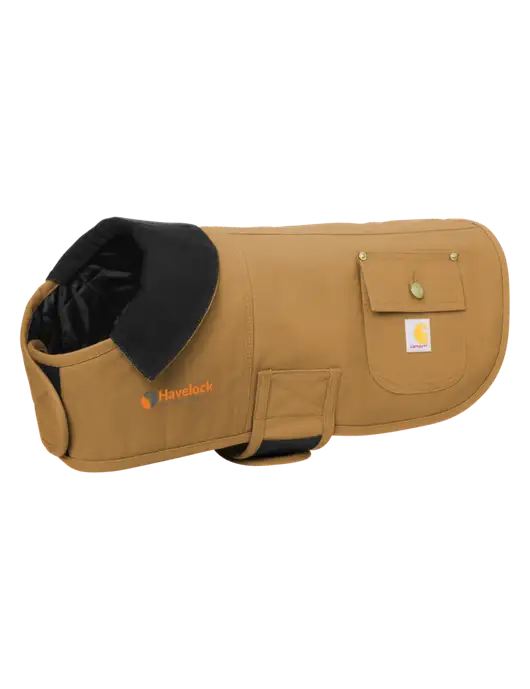 Carhartt Dog Dark Tan Chore Coat w/Havelock Logo