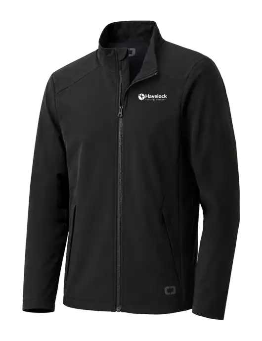 OGIO Black Commuter Full-Zip Soft Shell  w/Havelock Logo