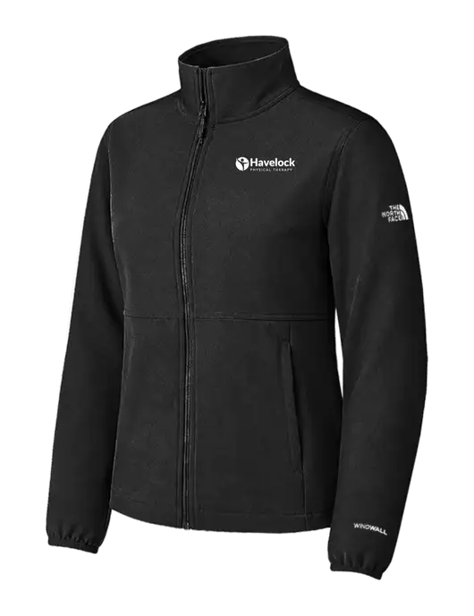 The North Face Womens Black Edge Stretch Soft Shell Jacket w/Havelock Logo