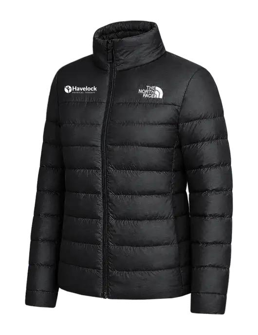 The North Face Womens Black Down Hybrid Jacket w/Havelock Logo