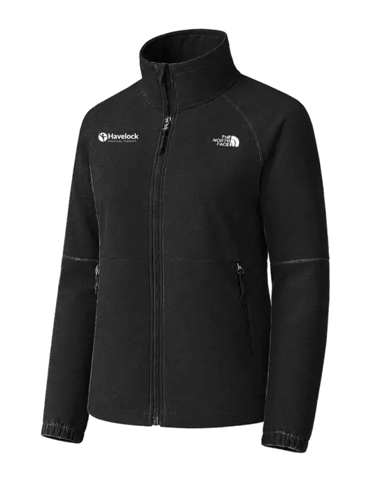 The North Face Womens Black Barr Lake Soft Shell Jacket w/Havelock Logo