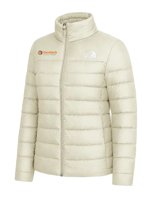 The North Face Womens Ivory Down Hybrid Jacket w/Havelock Logo