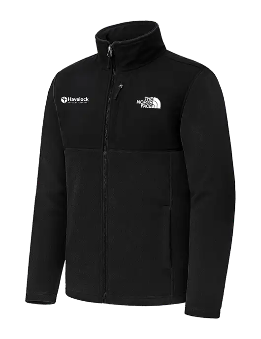 The North Face Black Highest Peak Full-Zip Fleece Jacket w/Havelock Logo