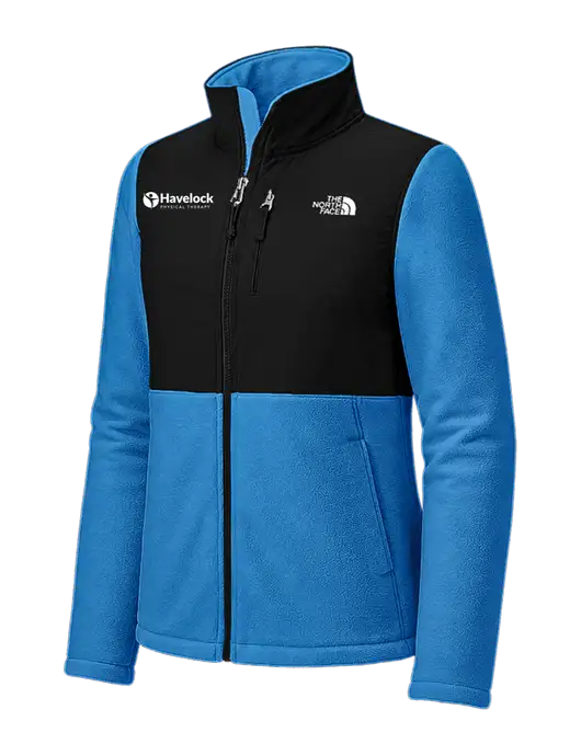 The North Face Womens Dark Sapphire/Black Highest Peak Full-Zip Fleece Jacket w/Havelock Logo