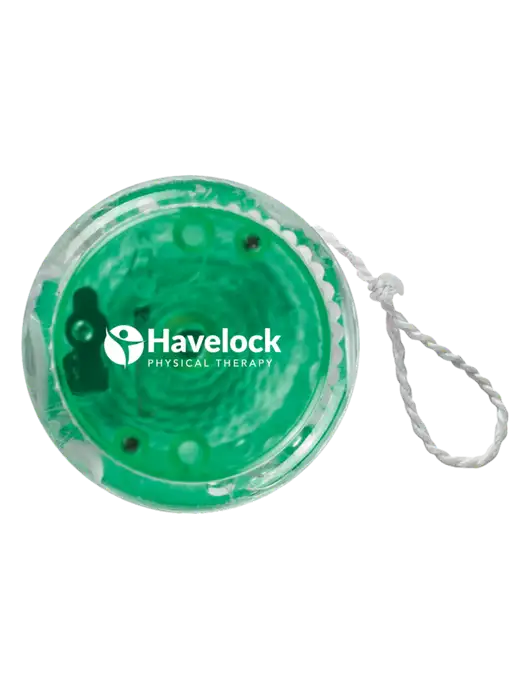 Green Light Up Yo-Yo w/Havelock Logo
