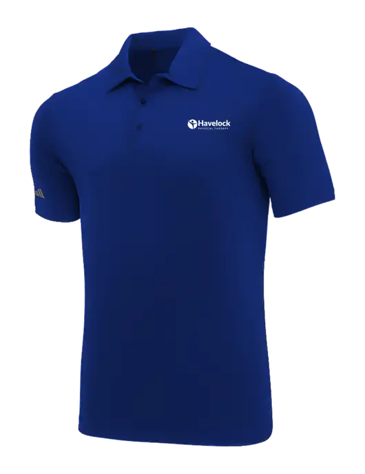 Adidas Dark Royal Ultimate Solid Polo w/Havelock Logo