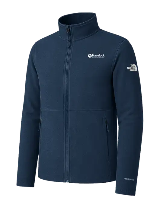 The North Face Dark Navy Edge Stretch Soft Shell Jacket w/Havelock Logo