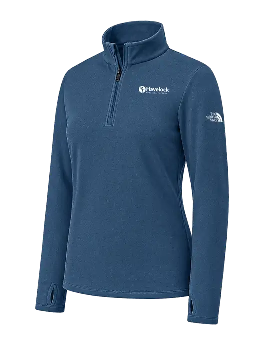 The North Face Womens Light Navy Ambition 1/4-Zip  w/Havelock Logo