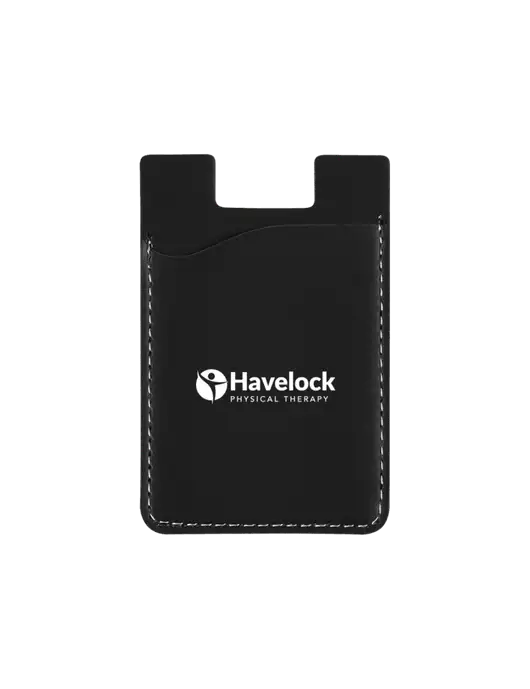 Black CardNest Phone Wallet w/Havelock Logo