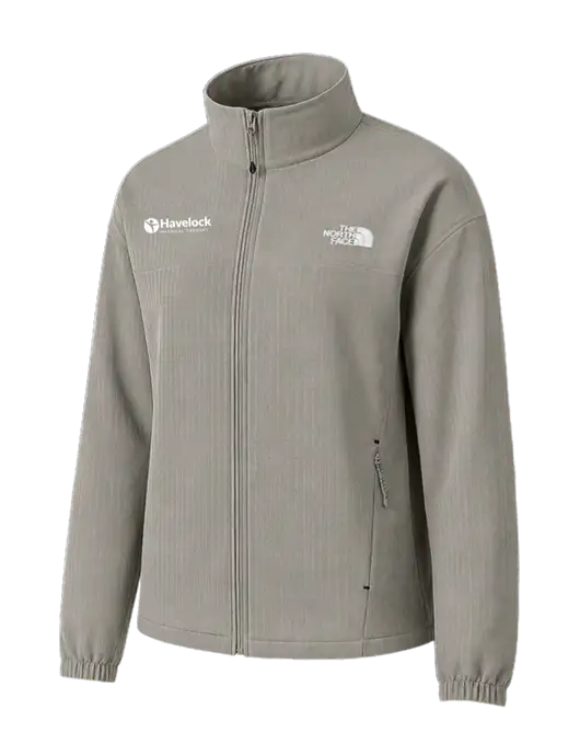 The North Face Womens Medium Taupe Mountain Horizon Jacket w/Havelock Logo
