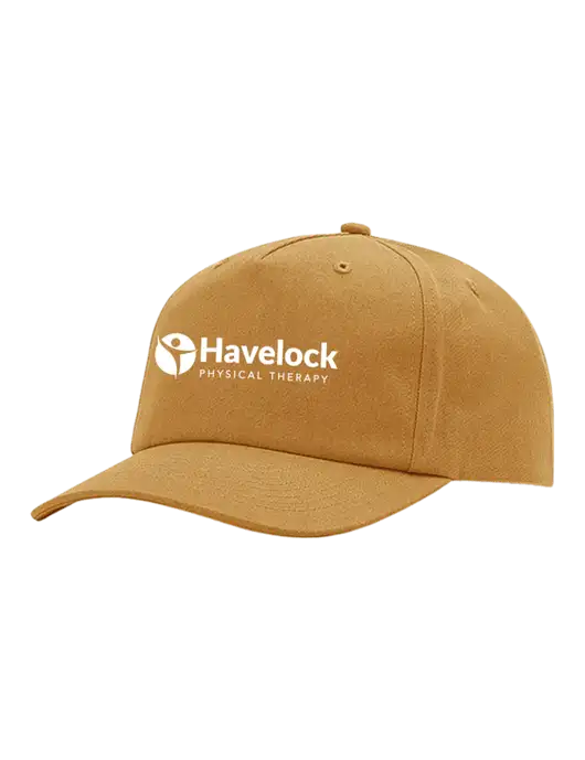 Richardson 5-Panel Gold Yellow Relaxed Gramps Cap w/Havelock Logo