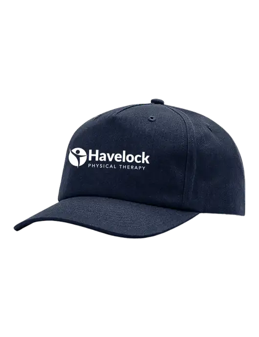 Richardson 5-Panel Navy Relaxed Gramps Cap w/Havelock Logo