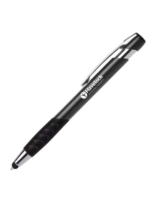 Alize Dark Grey Stylus Black Ink Pen w/Havelock Logo