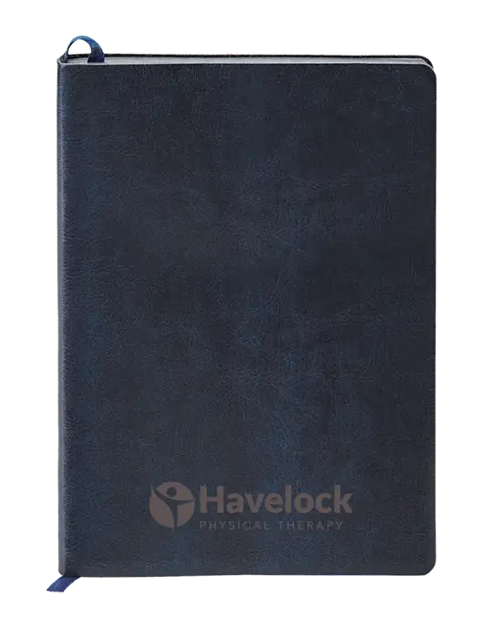 Fabrizio Dark Navy Soft Cover 5.75 x 8.125 Journal w/Havelock Logo